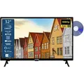 TELEFUNKEN XF32SN550SD 32 Zoll Fernseher / Smart TV (Full HD, HDR, Triple-Tuner, DVD-Player) - Inkl. 6 Monate HD+
