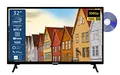 TELEFUNKEN XF32SN550SD 32 Zoll Fernseher/Smart TV (Full HD, HDR, Triple-Tuner, DVD-Player) - Inkl. 6 Monate HD+ [2023], Schwarz