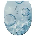 Sanilo WC-Sitz "Bubbles", mit Schnellverschluss Bubbles, Blau, Oval