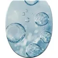 SANILO WC Sitz mit Absenkautomatik Top Fix Bubbles