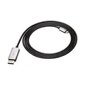Amazon Basics USB-C-auf-DisplayPort-Kabel, Aluminium, 1.8 m, Grau