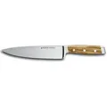 Kochmesser FELIX SOLINGEN "First Class Wood", silber (silberfarben), X50 CrMoV15 Klingenstahl, Kochmesser, Handmade in Solingen, lebenslanger kostenloser Nachschleifservice
