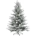 Beliani - Künstlicher Weihnachtsbaum Grün Und Weiß 180 Cm Mit Kunstschnee Schneebedeckt Weihnachtsdeko
