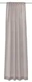 Schlaufenschal Schlaufenvorhang Gardine Vorhang Halbtransparent Taupe 130x250 cm