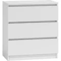 CDF Kommode Malwa M3 | Farbe: Weiß | Schrank für Dokumente, Kleinigkeiten - Weiß