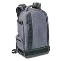 PEDEA DSLR-Kamerarucksack "Fashion" mit Displayschutzfolie für Canon EOS 5D 5D Mark II 400D 2000D / Nikon D60 D80 D90 D3100 D3200 D3300 D3400 D5300 D7100 / Pentax K 30 K 50 K 500, grau