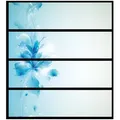Wallario Möbelfolie Blaues Blumenbuket blau