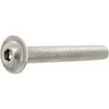 Linsenschrauben mit Flansch M5x40 Form 2 Vollgewinde ISO7380-2, Edelstahl A2-70