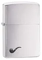 Zippo 1200008 Feuerzeug 200 Pipe Lighter Chrome Brushed