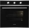 Hanseatic Einbaubackofen "65M40M1-E1131A" schwarz/edelstahlfarben