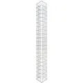 Gabiona Gabionen-Säule eckig 22 cm x 22 cm x 200 cm Maschenweite 5 cm x 10 cm