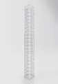 Gabionensäule eckig 22 cm x 22 cm, 200 cm Höhe, MW 5 cm x 10 cm