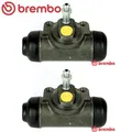 2x Radbremszylinder Brembo A12378 2 Bremszylinder Set rechts links Hinten