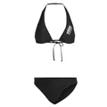 adidas Damen Halterneck Bikini Badeanzug, Black, XXS