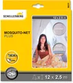 SCHELLENBERG Fliegengitter-Gewebe Insektenschutz-Vorhang Plus Betthimmel, (Set, 1-St), Moskitonetz Baldachin für das Bett, 2,5 m x 12 m, weiß