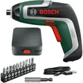 Bosch Akkuschrauber IXO 7, 06039E0000, 3,6V / 2,0Ah, mit LED-Licht, Bitset & Box, 5,5 Nm