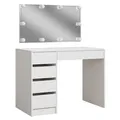 Vicco Schminktisch Thalia Weiß 100 cm mit LED Beleuchtung