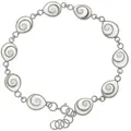 Vivance Armband 925 Silber mit Muschel weiß weiß