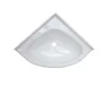 Comet Mini Oval Eckwaschbecken, 345x345mm