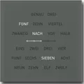Wortuhr LISA - GRAU - orig. Kellys Finest - Uhr mit Worten