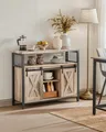 Sideboard Küchenschrank Aufbewahrungsschrank mit 2 Schiebetüren CSL092B50