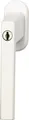 ABUS Abschließbarer Fenstergriff FG110 - Fensterknauf mit Druckzylinder, gleichschließend - ABUS-Sicherheitslevel 2 - 59221 - Weiß