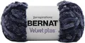 Bernat 16125656008 YARN Garn Samt plus Vel, Indigo Velvet, 71 meter