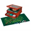 Philos Roulette Set - Holzkassette - Wurzelholzdesign 242509
