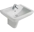 IS Waschtisch Eurovit Plus, 1 Hl.,m.Ül., 600x460x190mm, Weiß