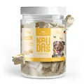 KAUDAS KäsePur Natursnack – 2 x 150g gefriergetrockneter Käse Leckerli Hund mit hohem Proteingehalt, 100% natürlicher Hundesnack aus 326g Rohgewicht – ohne Zucker, Getreide & Zusatzstoffe