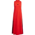 adidas Essentials 3-STRIPES Long Racerback Dress pure ruby-black (AFDF) XS