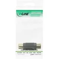 INLINE Audio Adapter, Cinch Buchse an Cinch Buchse, vergoldet