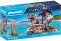 Schatzbergung auf Piratenfloss