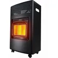 TroniTechnik® Gasheizer Gasheizofen Heizstrahler 4,2 kW Gas Heizung inkl. Gasdruckregler & Gasschlauch 3 Heizstufen 4200W