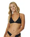 Rip Curl Damen Classic Surf Crossback Triangel Bikini Top, Schwarz, Medium