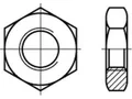 100 x Sechskantmuttern, niedrige Form, mitFasen DIN 439 A 2 BM 5 A 2, CAB FASTEN