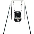 AXI Metall  Babyschaukel m. Sitz Anthrazit/Creme