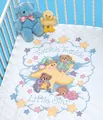 Abmessungen gestempeltes Kreuzstich -Kit: Quilt: Twinkle Twinkle