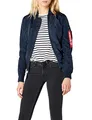 Alpha Industries Damen Jacke Ma-1 TT, Gr. X-Small, Blau (Rep.Blue 07)
