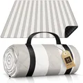 HOEL Picknickdecke 200x200 cm wasserabweisend + isoliert - Strandmatte gepolstert XXL - Picknickdecken - Outdoor Stranddecke für Picknick Camping Strand - Picnic Blanket