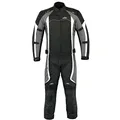 PROANTI Motorradkombi Biker Motorrad Textil Kombi wasserdichte Jacke und Hose - Größe M