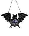 Horror-Shop Dekoobjekt Fledermaus mit Farbwechesel Licht 17cm