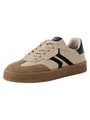Tamaris Damen Sneaker Low Leder, beige, 36 EU