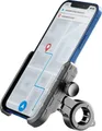 Cellularline Rider Steel Universal Handyhalterung Motorrad Fahrrad Alu Schwarz