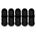 ARLI Kabelverschraubungen M12 x 1,5 mm metrisch IP68 10x M 12 Kabel Verschraubung 3-6,5 mm schwarz Gegenmutter wasserdicht Kunststoff - 10 Stück