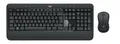 Logitech 920-008675 Tastatur Maus enthalten Universal RF Wireless QWERTZ Deutsch Schwarz (920-008675)