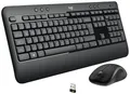 Logitech MK540 Advanced Funk Tastatur, Maus-Set Handballenauflage Deutsch, QWERTZ Schwarz