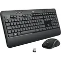Logitech MK540 Advanced Kombi – Kabellose Tastatur und Maus, QWERTZ, Schwarz