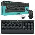 Drahtlose Tastatur + Maus Logitech Advanced MK540 Deutsch QWERTZ