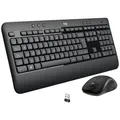 Logitech MK540 Advanced Funk Tastatur, Maus-Set Handballenauflage Deutsch, QW...